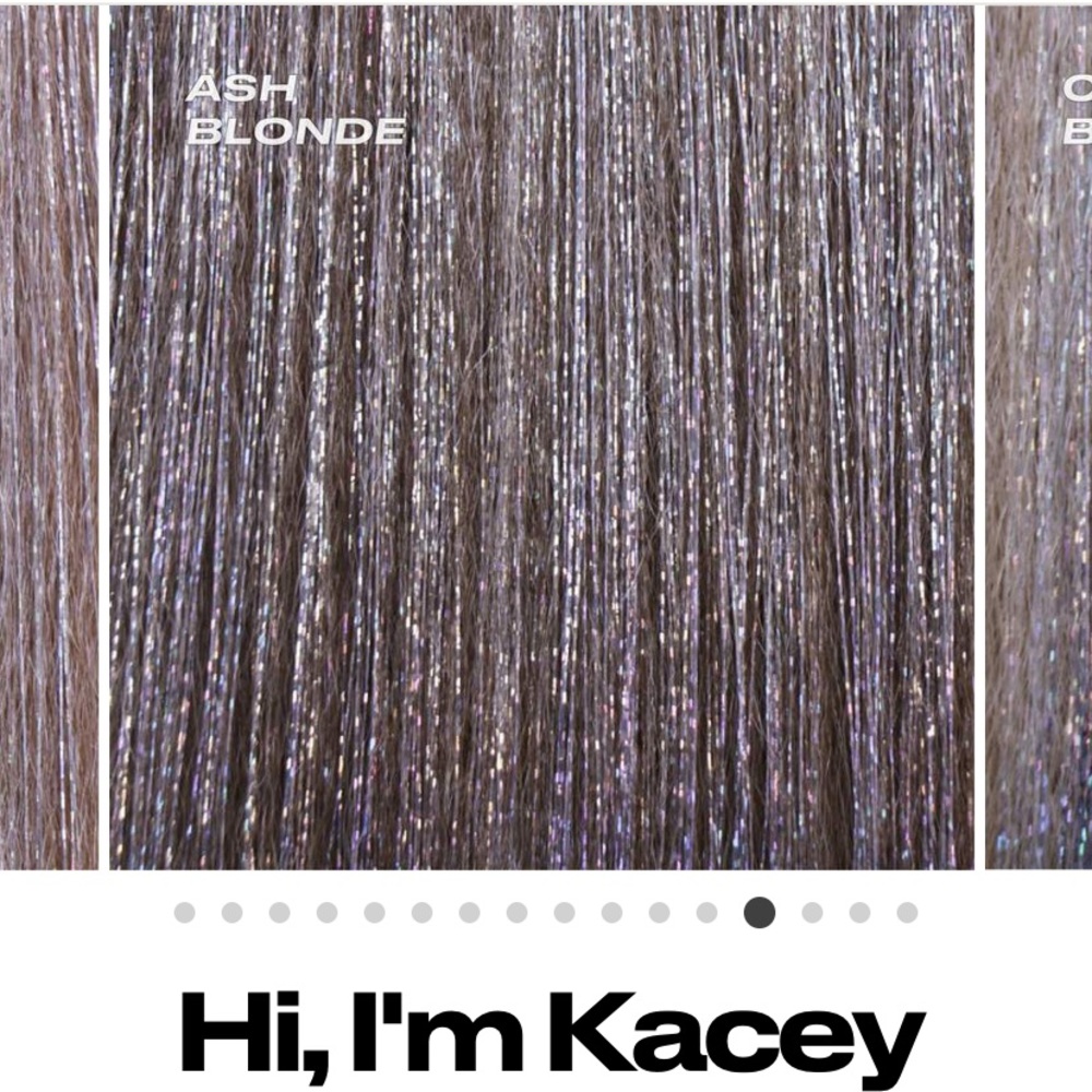 Insert Name Here Kacey Pony in Ash Blonde